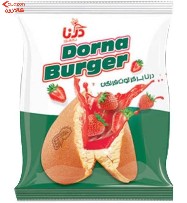 پنکک با طعم توت فرنگی درنا