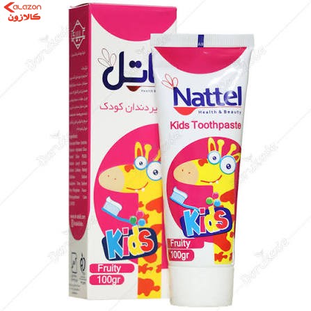 خمیر دندان کودک میوه ای طرح زرافه ناتل