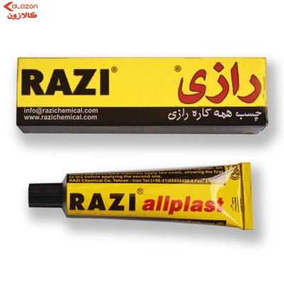 چسب همه کاره رازی مدل Allplast حجم 100 میلی لیتر‎
