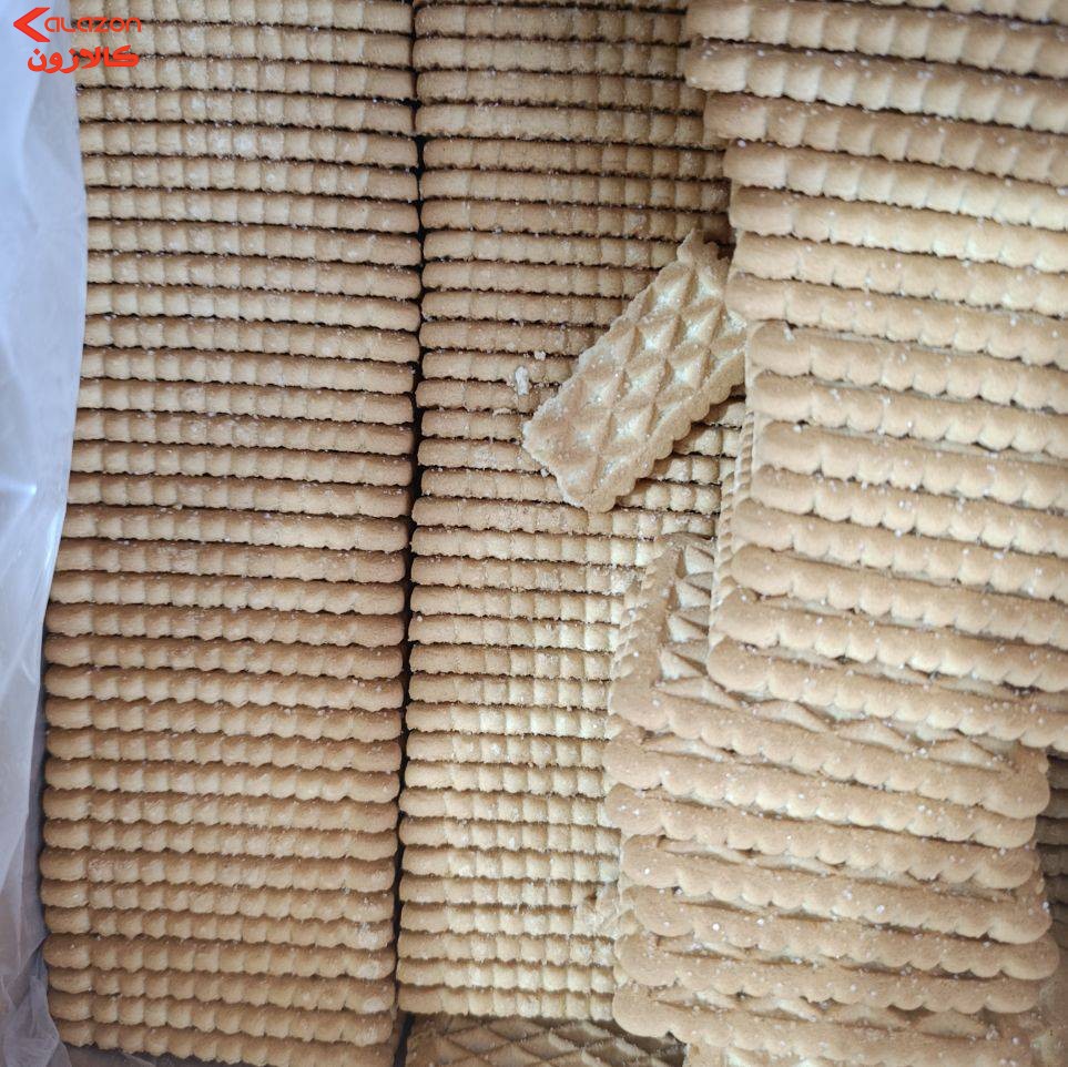بیسکوییت فله ایی نارگیلی بیسکوران نیم کیلویی