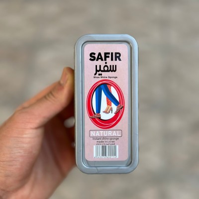 واکس کفش سفیر مدل اسفنجی