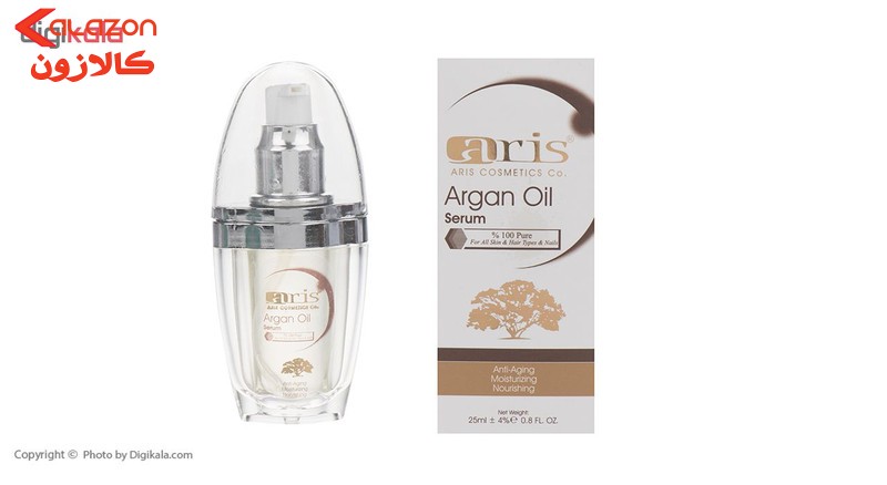 سرم روغن آرگان اریس مدل Anti-Aging حجم 25 میلی لیتر