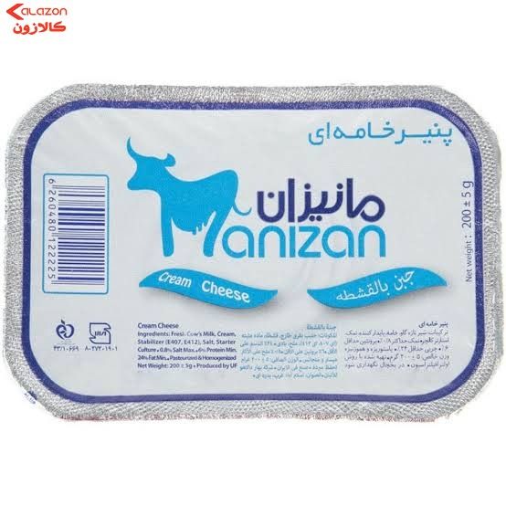 پنیر خامه مانیزان 200گرم