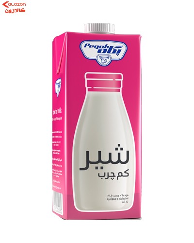 شیر نیم چرب پگاه یک و نیم لیتری