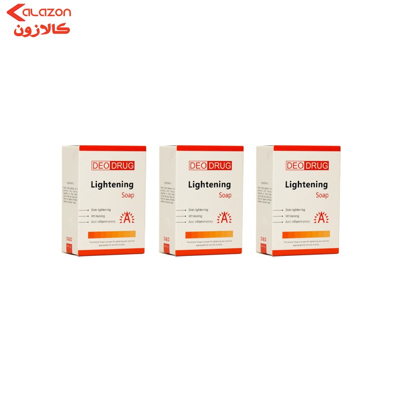 صابون شستشو دئو دراگ مدل Lightning وزن 90 گرم مجموعه 1 عددی