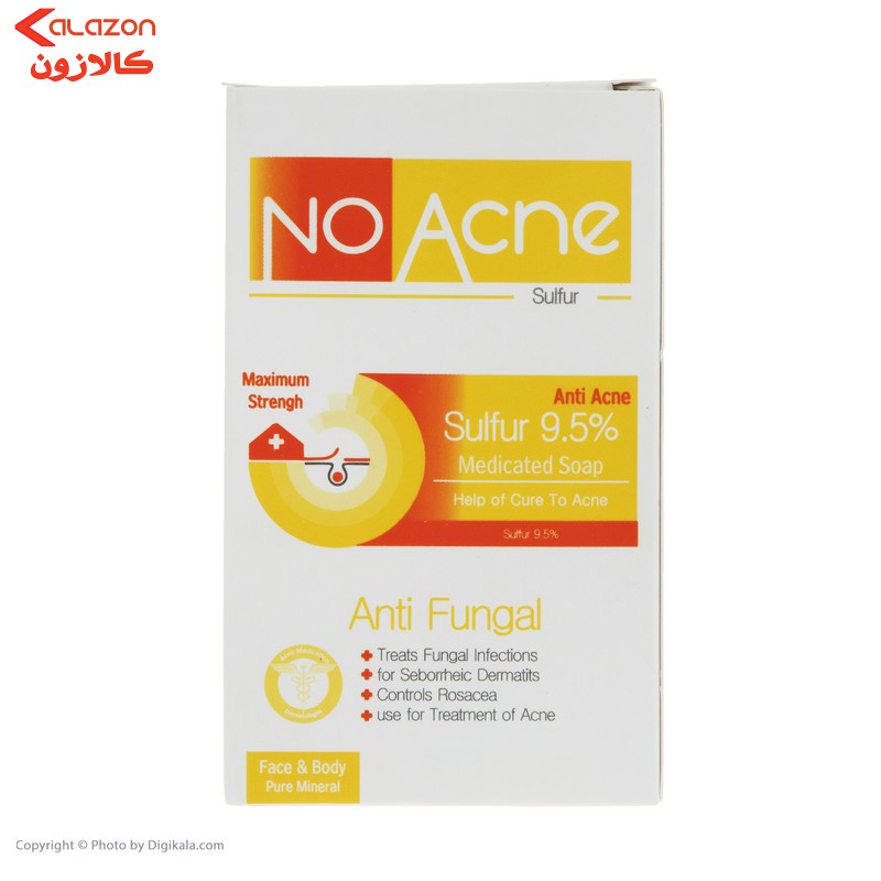 صابون شستشو نو آکنه مدل Sulfur وزن 100 گرم