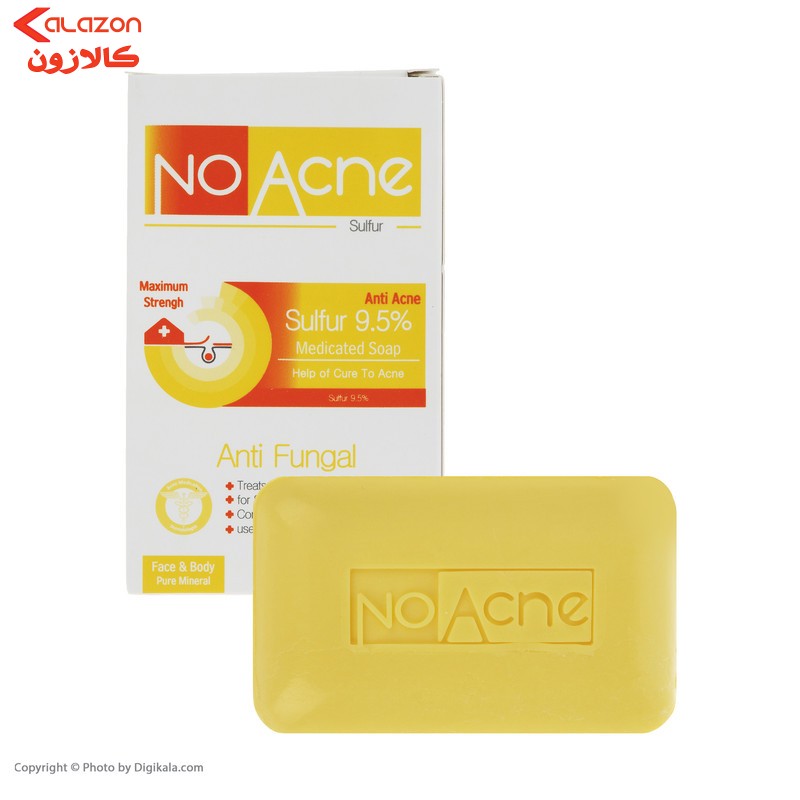 صابون شستشو نو آکنه مدل Sulfur وزن 100 گرم