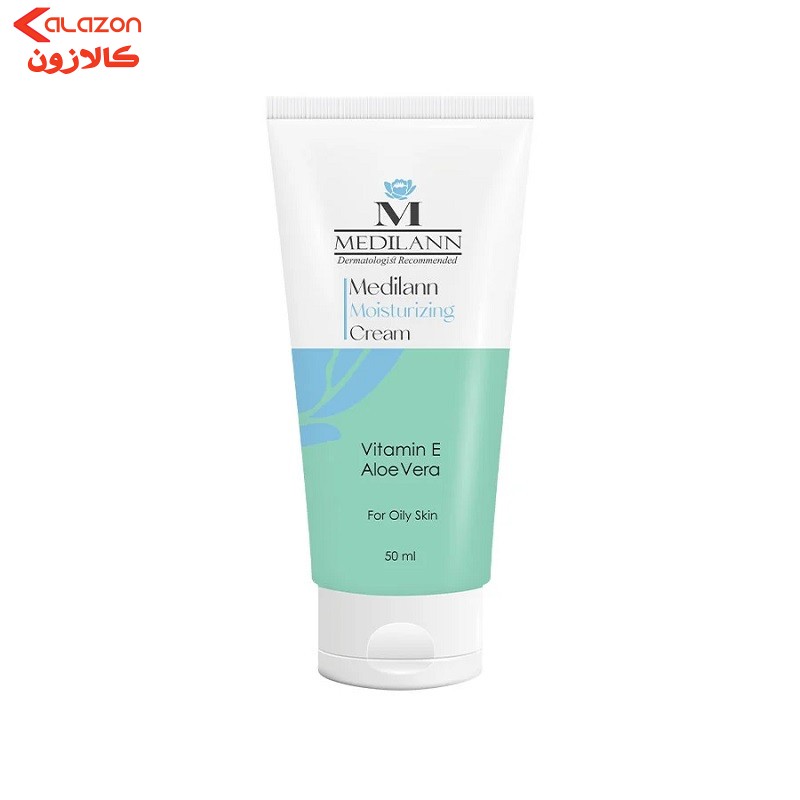 کرم مرطوب‌کننده مدیلن مدل آلوئه‌ورا و ویتامین E حجم 50 میلی‌لیتر