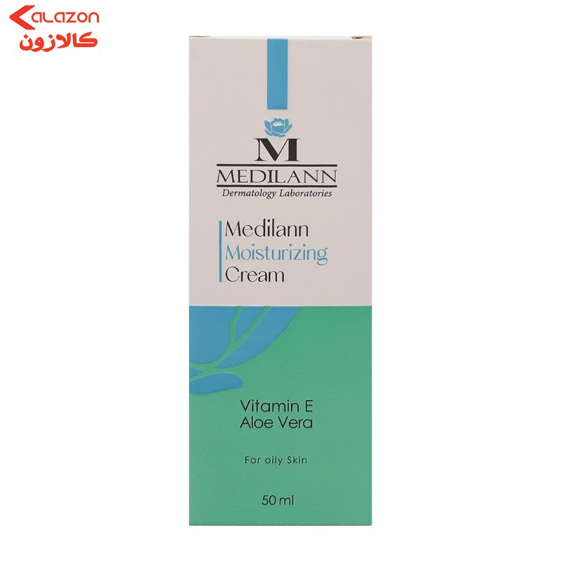 کرم مرطوب‌کننده مدیلن مدل آلوئه‌ورا و ویتامین E حجم 50 میلی‌لیتر