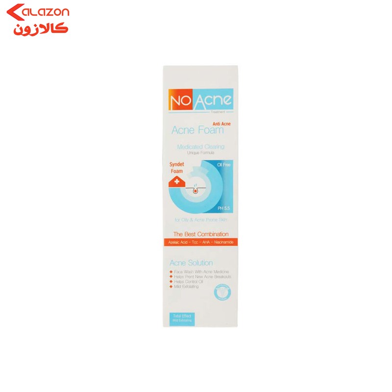 فوم شست‌وشوی صورت نو آکنه مدل 001 حجم 150 میلی‌لیتر