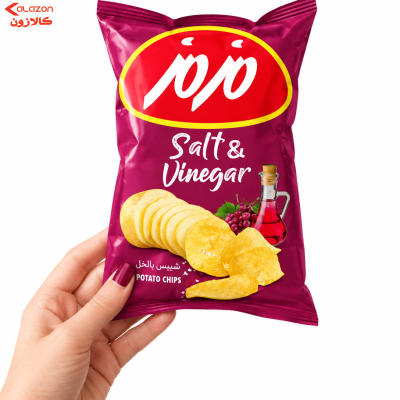 چیپس سرکه ای 20گرم مزمز
