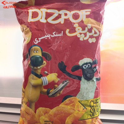 اسنک چرخی مزپف 90گرم