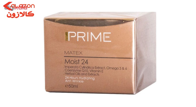 کرم مرطوب کننده پریم سری Matex مدل Moist-24 حجم 50 میلی لیتر بسته 1 عددی