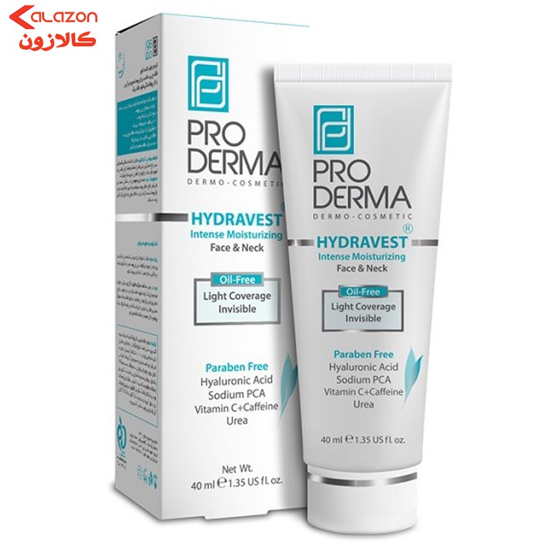کرم مرطوب‌کننده پرودرما مدل Face&Neck حجم 40 میلی‌لیتر