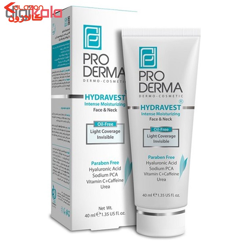 کرم مرطوب‌کننده پرودرما مدل Face&Neck حجم 40 میلی‌لیتر