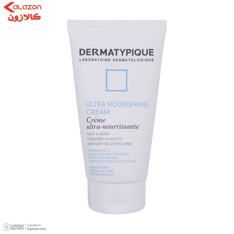 کرم نرم‌کننده پوست درماتیپیک مدل Ultra Nourishing حجم 150 میلی‌لیتر