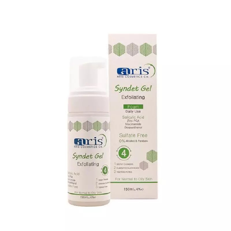 فوم ژل لایه بردار صورت اریس مدل N-o حجم 150 میلی لیتر