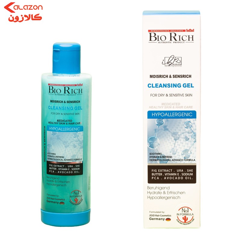 ژل شستشو صورت بایوریچ مدل 01 حجم 250 میلی لیتر