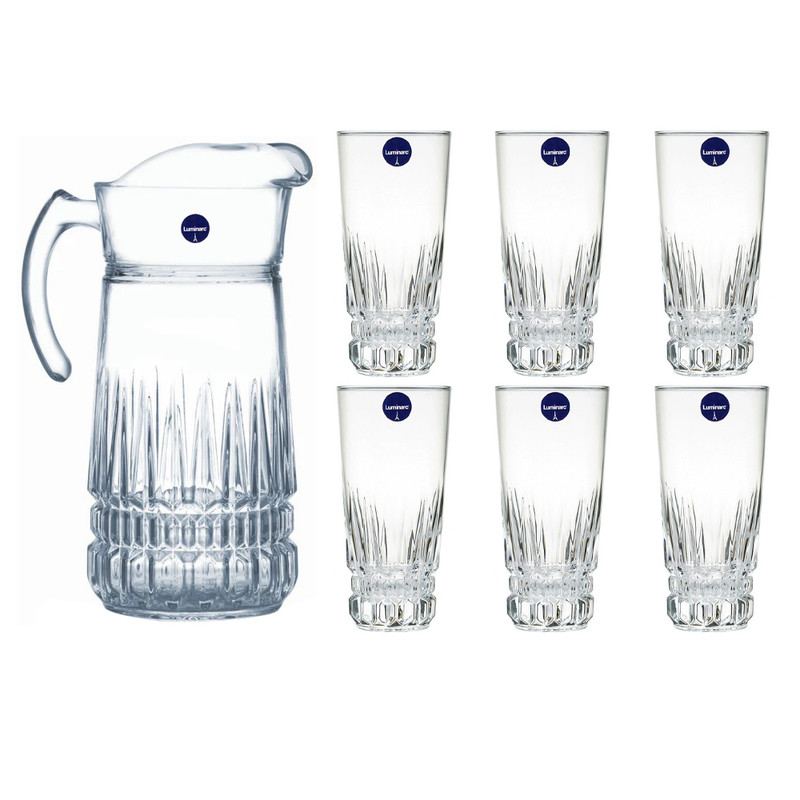 سرویس پارچ و لیوان 7 پارچه لومینارک مدل امپراطور