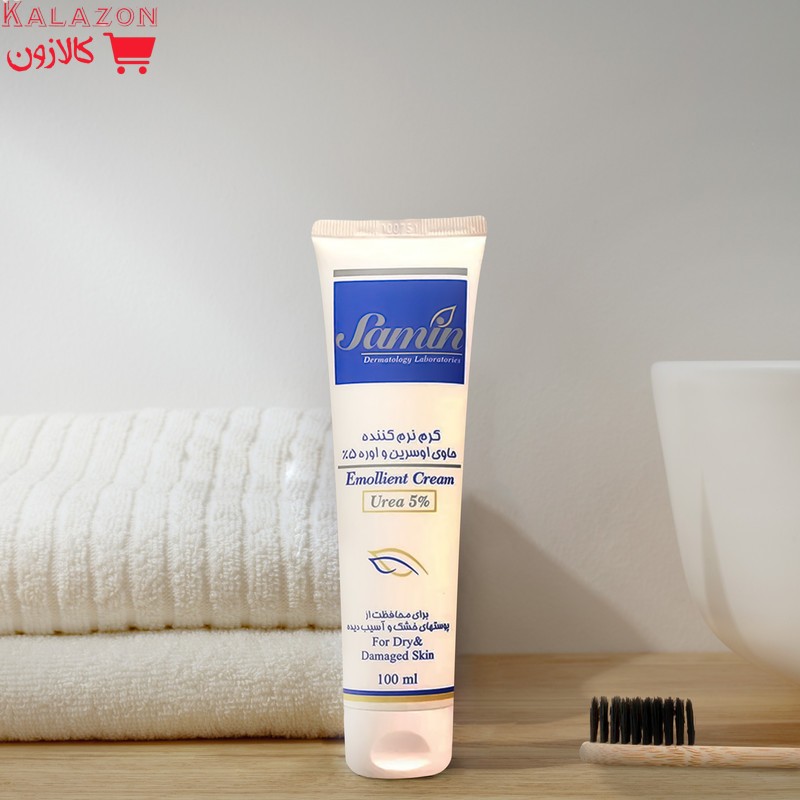 کرم نرم‌کننده ثمین مدل اوسرین و اوره حجم 100 میلی‌لیتر