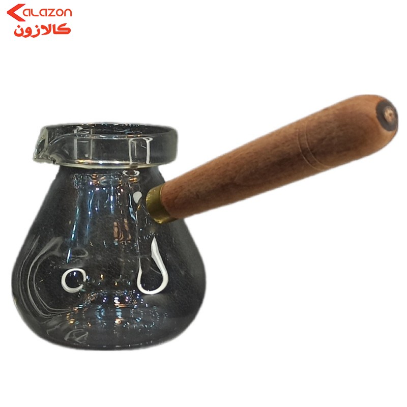 قهوه جوش مدل دسته چوبی پیرکس