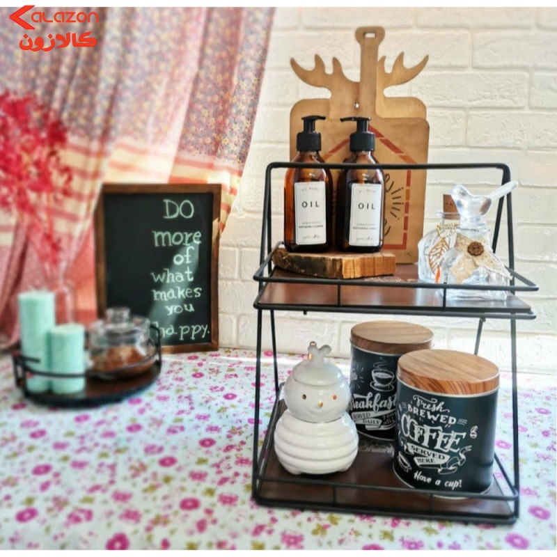 استند رومیزی تزیینی مدل کف چوب