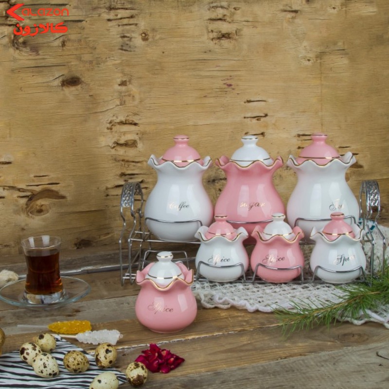 ست جا ادویه 7 پارچه امبیکو مدل تانگو