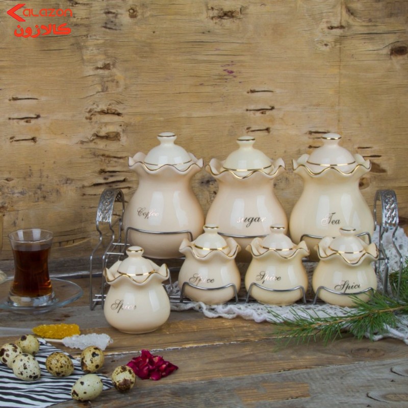 ست جا ادویه 7 پارچه امبیکو مدل تانگو