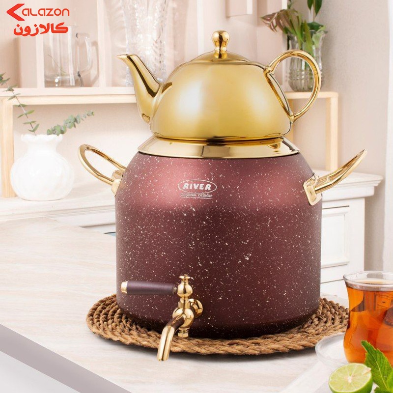 ست کتری و قوری ریور مدل گرانیتی