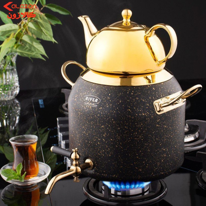 ست کتری و قوری ریور مدل گرانیتی