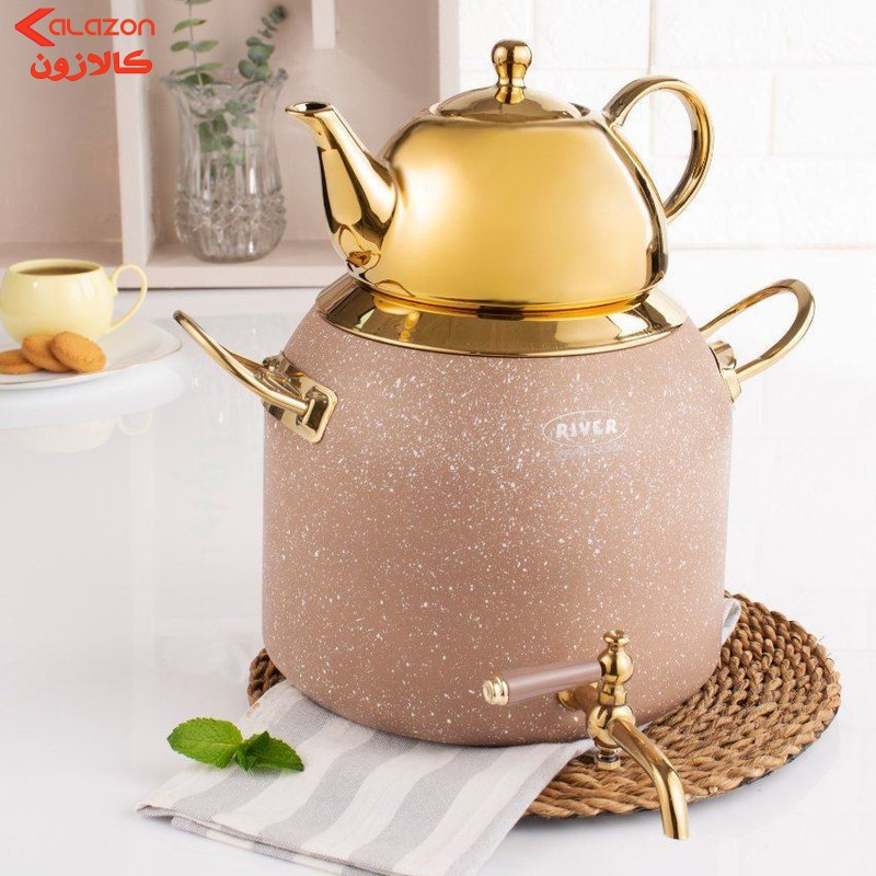 ست کتری و قوری ریور مدل گرانیتی