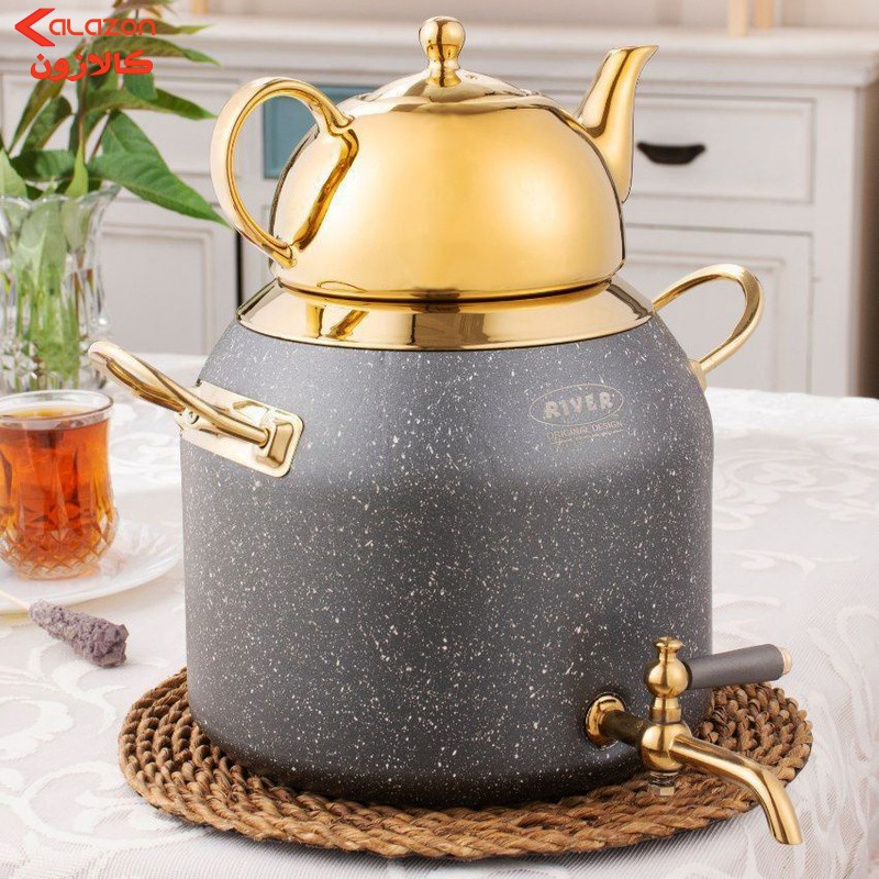 ست کتری و قوری ریور مدل گرانیتی