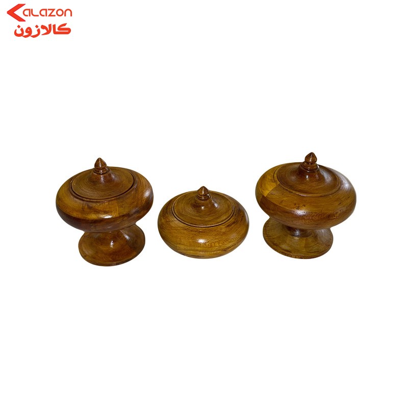 شکلات خوری چوبی کد T4 مجموعه 3 عددی