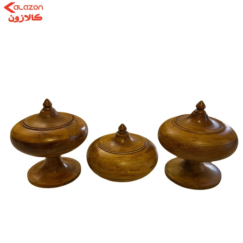 شکلات خوری چوبی کد T4 مجموعه 3 عددی