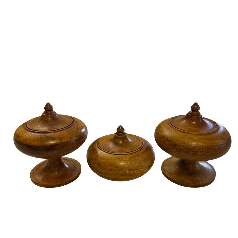 شکلات خوری چوبی کد T4 مجموعه 3 عددی