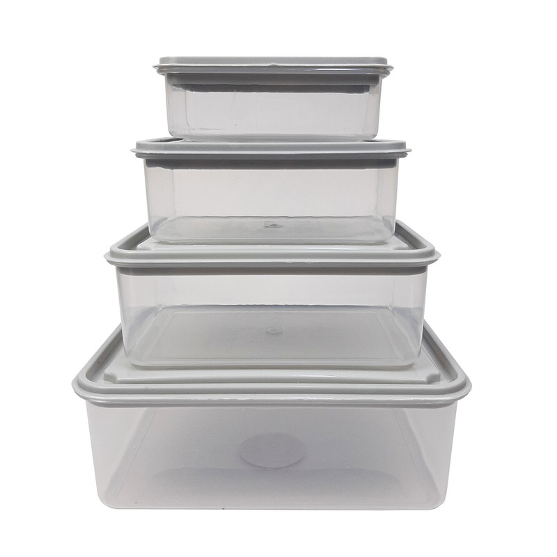 ظروف نگهدارنده کاوه پلاست مدل PN1006T مجموعه 4 عددی