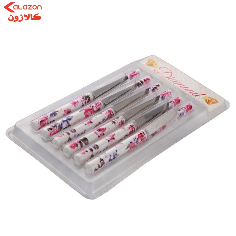 کارد میوه خوری مدل دیا کد 01 بسته 12 عددی