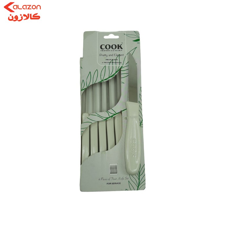 چاقو میوه خوری کوک مدل CK-06 مجموعه 6 عددی