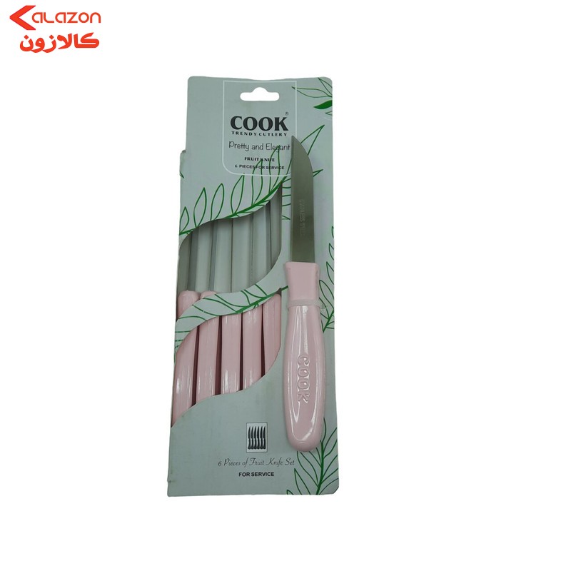 چاقو میوه خوری کوک مدل CK-06 مجموعه 6 عددی