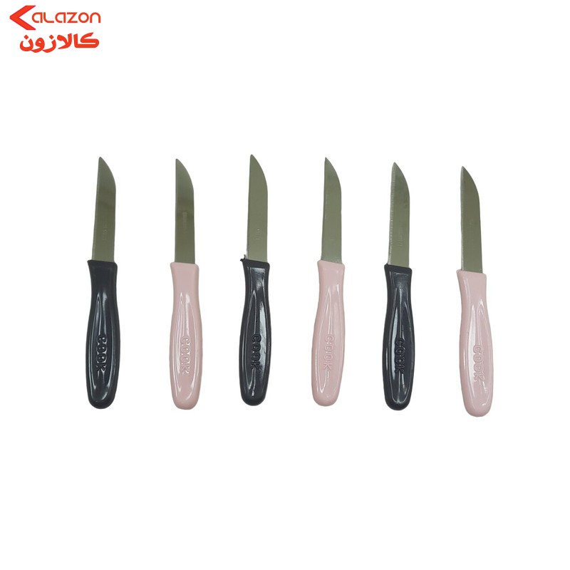 چاقو میوه خوری کوک مدل CK-06 مجموعه 6 عددی