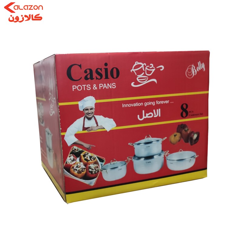 سرویس پخت پز 8 پارچه مدل کاسیو