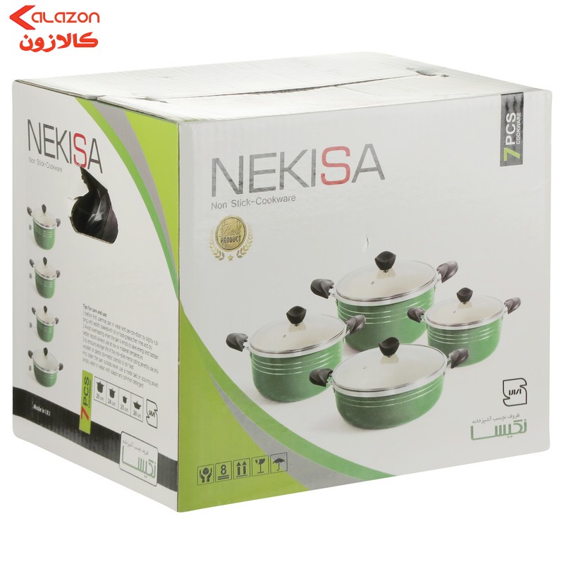 سرویس قابلمه 7 پارچه نکیسا مدل Mmo