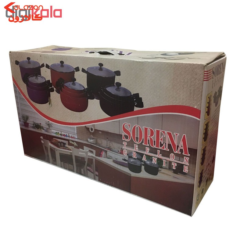 سرویس قابلمه 6 پارچه سورنا مدل 2901