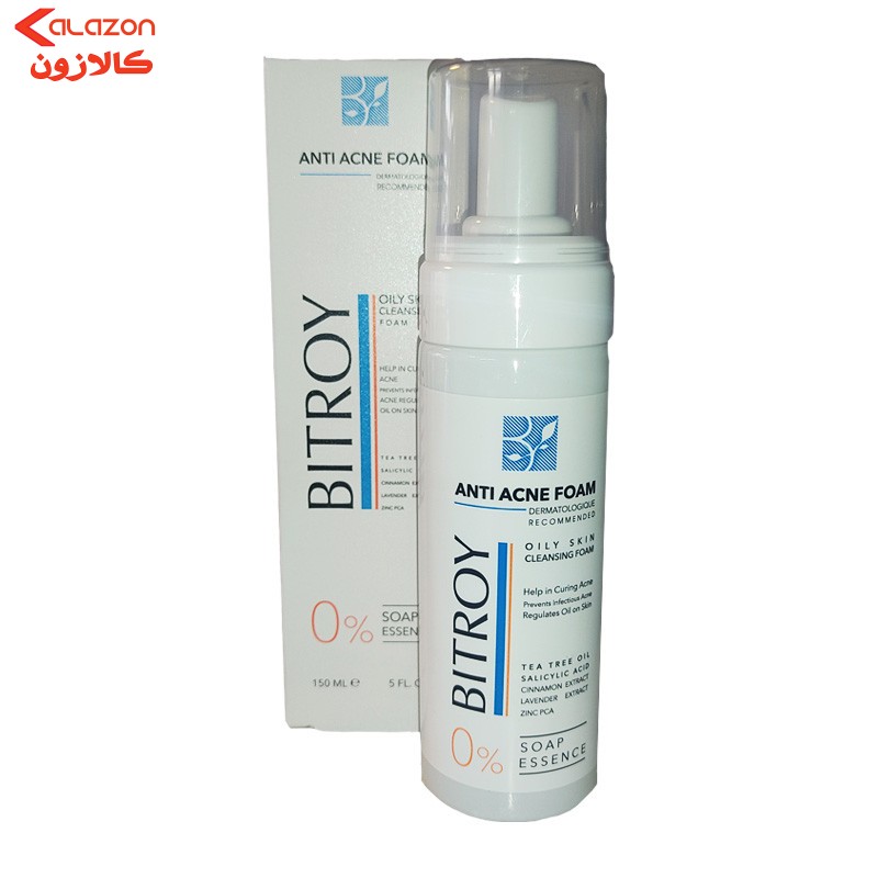 فوم شست‌وشوی صورت بیتروی مدل anti acne حجم 150 میلی‌لیتر