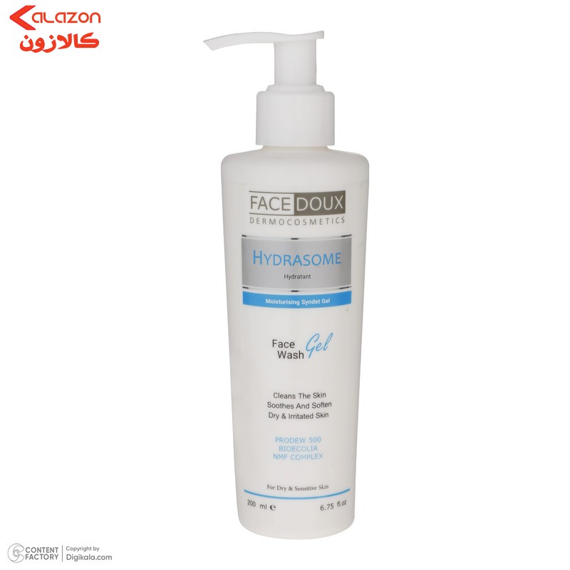 ژل شستشو صورت فیس دوکس مدل هیدرازوم حجم 200 میلی لیتر