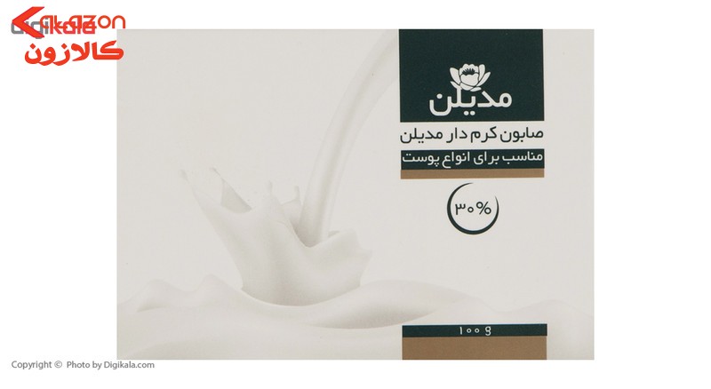 صابون کرمی مدیلن مدل Medisoft 30% مقدار 100 گرم