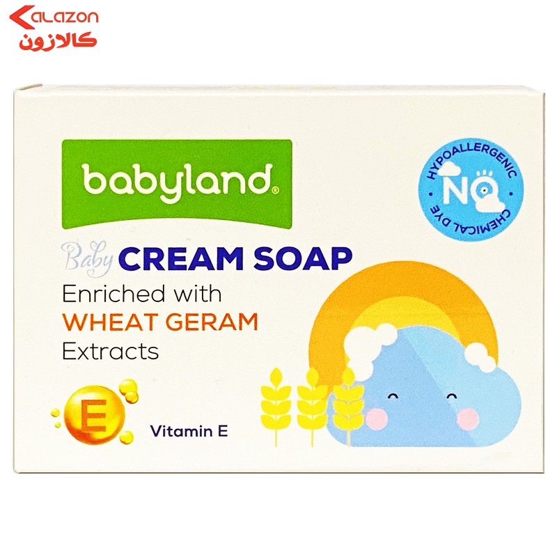 صابون بچه بیبی لند مدل جوانه گندم وزن 100 گرم