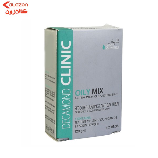 پن شستشو دکاموند کلینیک مدل Oily Mix وزن 120 گرم