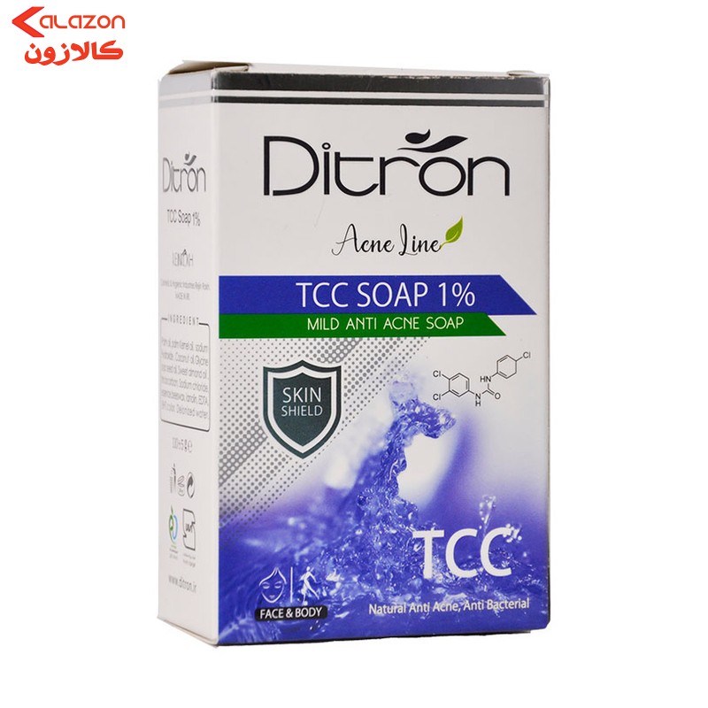 صابون شستشو دیترون مدل Triclocarban وزن 110 گرم