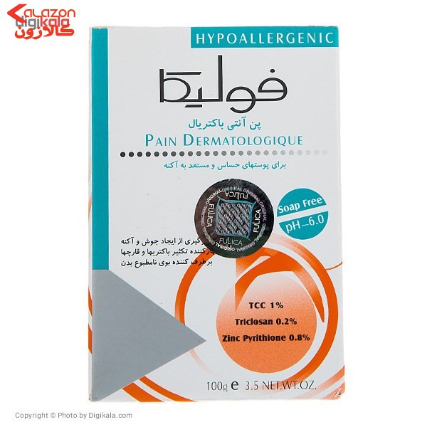 پن آنتی باکتریال فولیکا مقدار 100 گرم